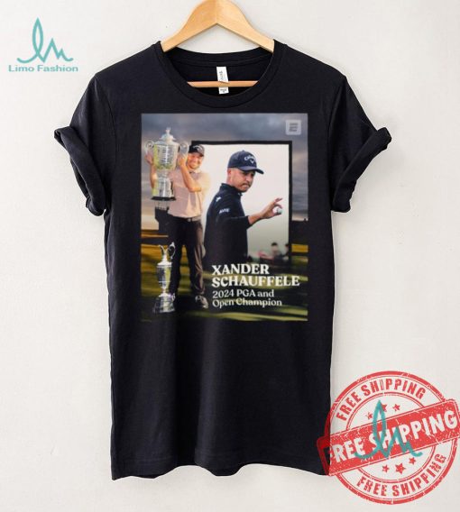 Xander Schauffele 2024 PGA and Open Champion T Shirt