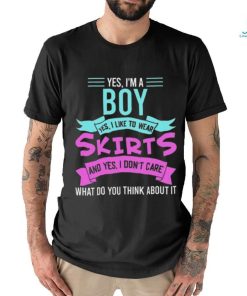 Yes, I’m A Boy Yes, I Like Wear Skirts Femboy Anime Japanese T shirt