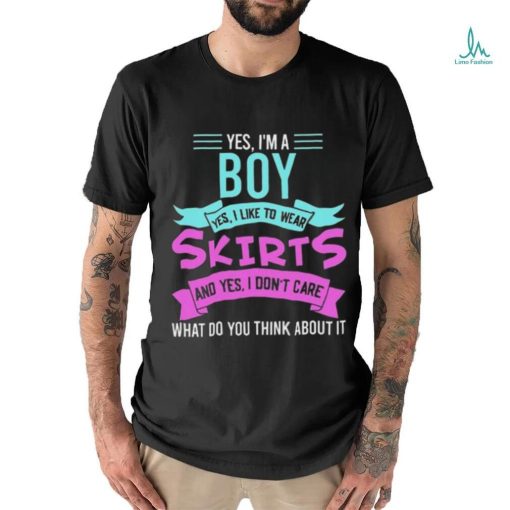 Yes, I’m A Boy Yes, I Like Wear Skirts Femboy Anime Japanese T shirt