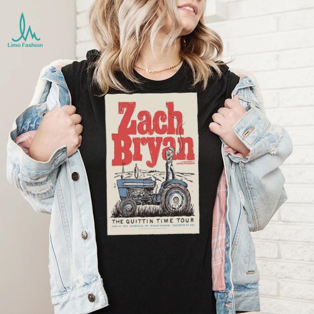 Zach Bryan Nissan Stadium Nashville TN June 29 2024 Poster shirt Zach Bryan Nissan Stadium Nashville TN June 29 2024 Poster shirt