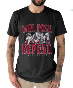 win pose repeat shirt
