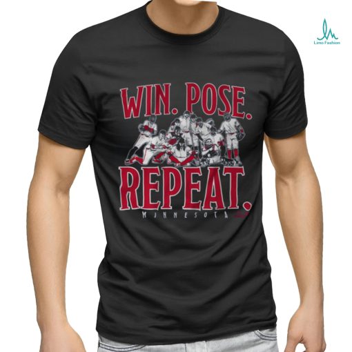 win pose repeat shirt