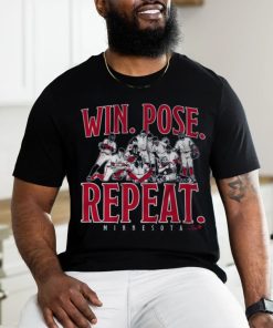 win pose repeat shirt