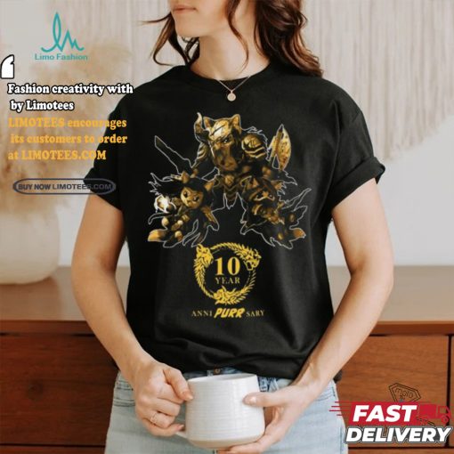 10 Year Anni Purr Sary 2024 Limited Shirt