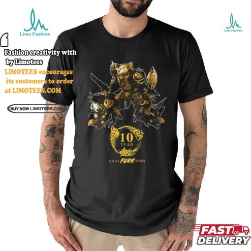 10 Year Anni Purr Sary 2024 Limited Shirt