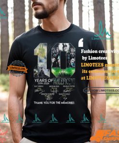 10 Years Of 2014 2024 Maleficent Thank You For The Memories T Shirt
