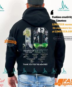 10 Years Of 2014 2024 Maleficent Thank You For The Memories T Shirt