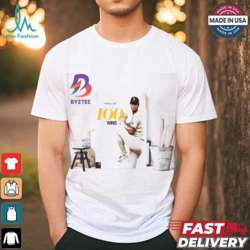 100 MLB Career Wins For Yu Darvish Home Decor Poster Shirt