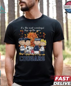 2024 BYU Cougars x Peanuts Snoopy Is The Most Wonderful Time Of The Year Shirt