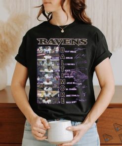 2024 Baltimore Ravens Team Signature Unisex T Shirt