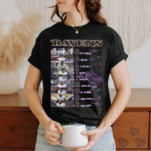 2024 Baltimore Ravens Team Signature Unisex T Shirt