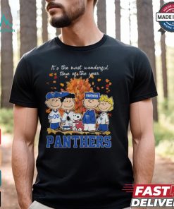 2024 Georgia State Panthers x Peanuts Snoopy Is The Most Wonderful Time Of The Year Shirt