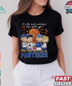 2024 Georgia State Panthers x Peanuts Snoopy Is The Most Wonderful Time Of The Year Shirt