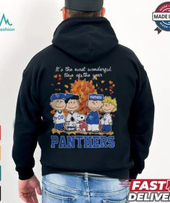 2024 Georgia State Panthers x Peanuts Snoopy Is The Most Wonderful Time Of The Year Shirt
