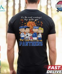 2024 Georgia State Panthers x Peanuts Snoopy Is The Most Wonderful Time Of The Year Shirt