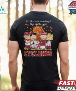 2024 Iowa State Cyclones x Peanuts Snoopy Is The Most Wonderful Time Of The Year Shirt