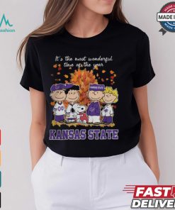 2024 Kansas State Wildcats x Peanuts Snoopy Is The Most Wonderful Time Of The Year Shirt