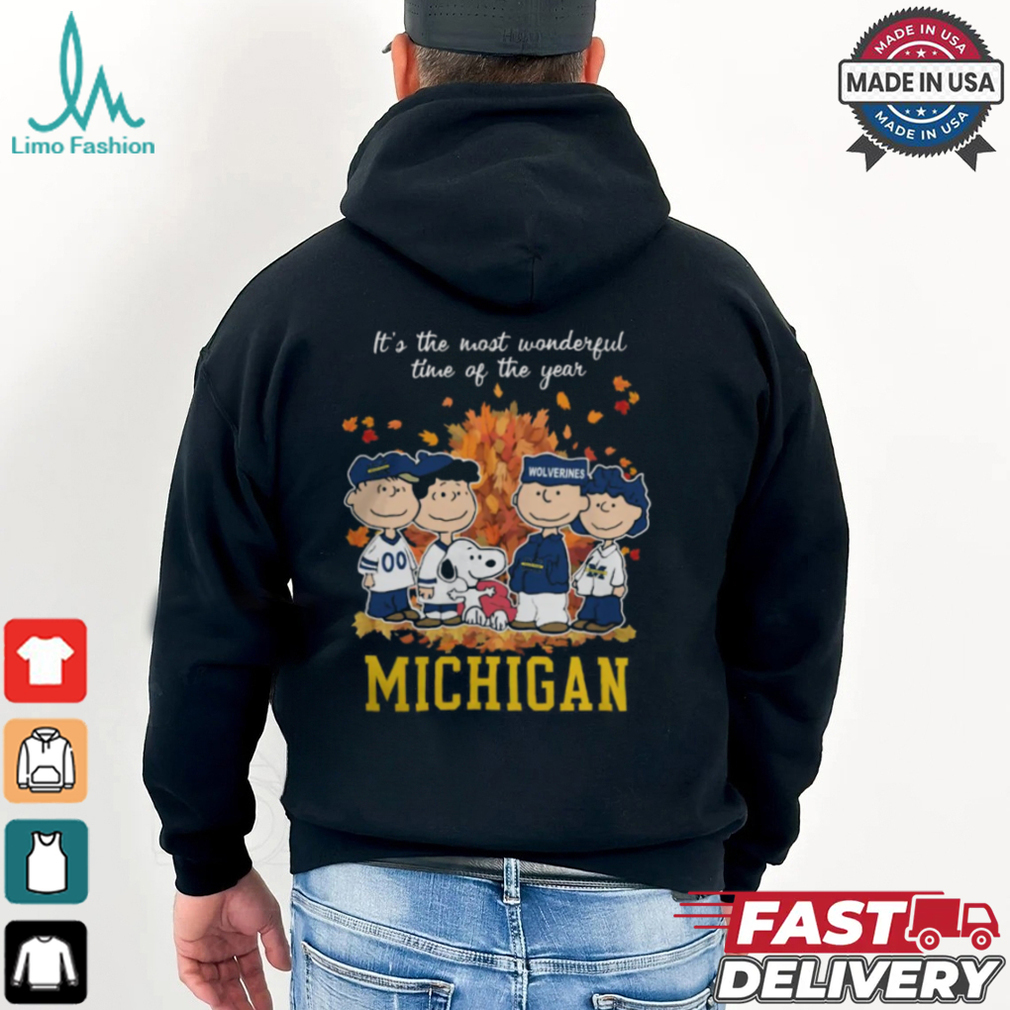 2024 Michigan Wolverines x Peanuts Snoopy Is The Most Wonderful Time Of The Year Shirt 2024 Michigan Wolverines x Peanuts Snoopy Is The Most Wonderful Time Of The Year Shirt