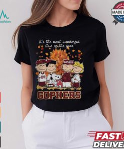 2024 Minnesota Golden Gophers x Peanuts Snoopy Is The Most Wonderful Time Of The Year Shirt, hoodie, sweater, long sleeve and tank top 2024 Minnesota Golden Gophers x Peanuts Snoopy Is The Most Wonderful Time Of The Year Shirt
