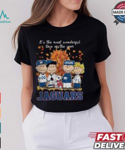 2024 South Alabama Jaguars x Peanuts Snoopy Is The Most Wonderful Time Of The Year Shirt