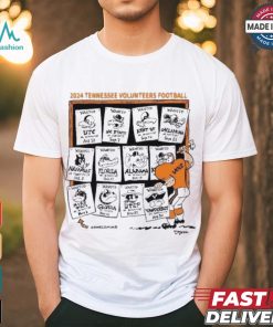 2024 Tennessee Volunteers Football Schedule Shirt