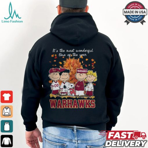 2024 ULM Warhawks x Peanuts Snoopy Is The Most Wonderful Time Of The Year Shirt