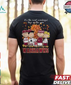 2024 ULM Warhawks x Peanuts Snoopy Is The Most Wonderful Time Of The Year Shirt