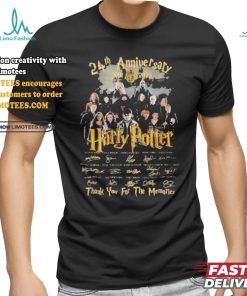 24th Anniversary 2001 2025 Harry Potter Thank You For The Memories T Shirt