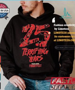 25 Terrifying Years Pigeon Shrine Frightfest T shirt