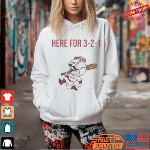 3 2 1 Tuesdays Here For It Cincinnati Reds Baseball T Shirt