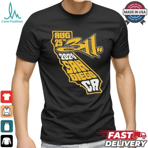 311 At San Diego CA August 25 2024 Tour T shirts