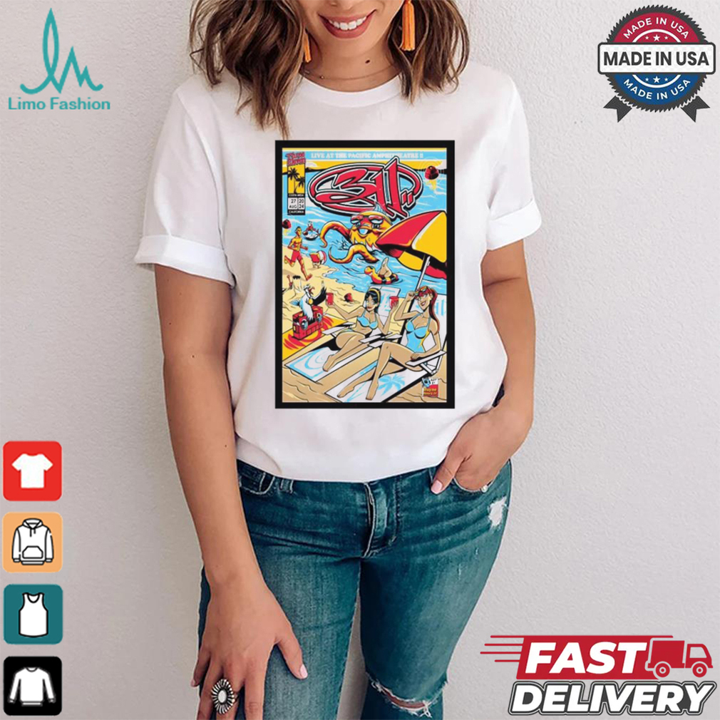 311 at the pacific amphitheatre costa mesa ca august 27 2024 poster shirt 311 at the pacific amphitheatre costa mesa ca august 27 2024 poster shirt