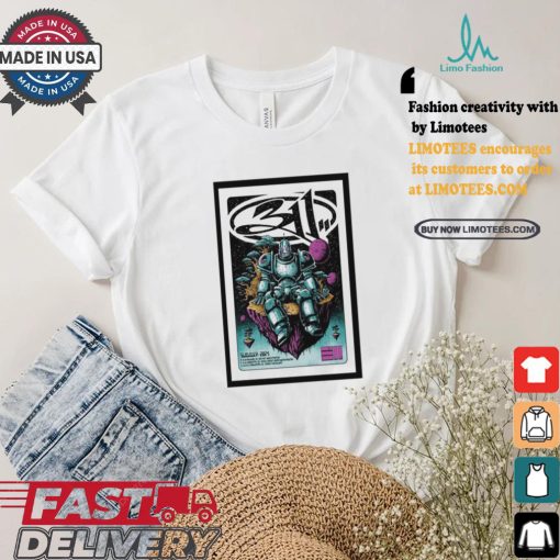 311 on august 13 2024 at firefly distillery show poster shirt