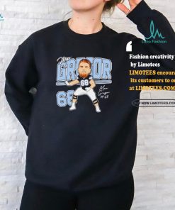 68 Max Gregor 2024 Football Cartoon Signature Shirt