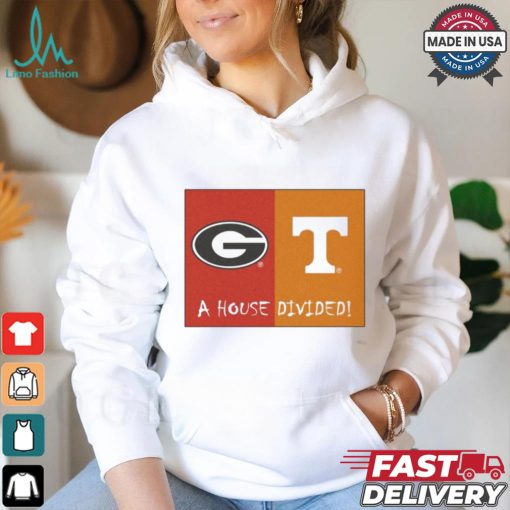 A House Divided Tennessee Volunteers Vs Georgia Bulldogs Shirt