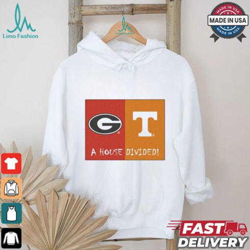 A House Divided Tennessee Volunteers Vs Georgia Bulldogs Shirt