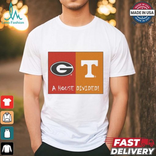 A House Divided Tennessee Volunteers Vs Georgia Bulldogs Shirt