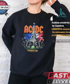AC DC Pwrd Up Paris 2024 Event shirt