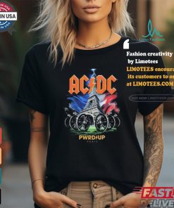 AC DC Pwrd Up Paris 2024 Event shirt