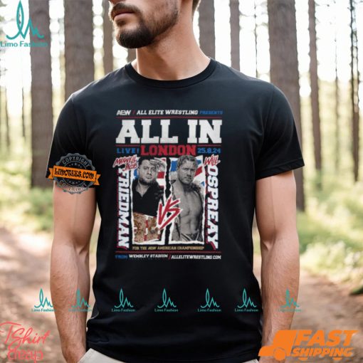 AEW ALL IN 2024 Matchup MJF vs Will Ospreay Shirt