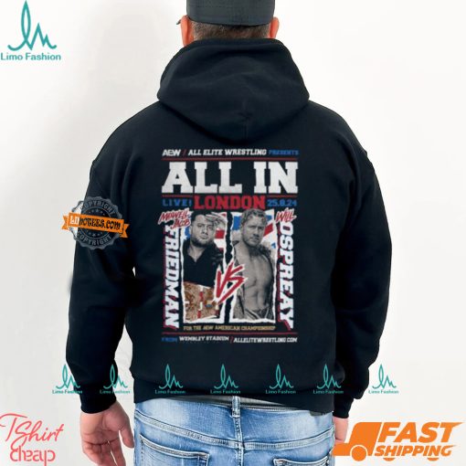 AEW ALL IN 2024 Matchup MJF vs Will Ospreay Shirt