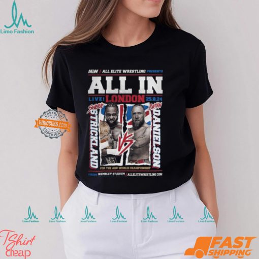 AEW ALL IN 2024 Matchup Swerve Strickland vs Bryan Danielson Shirt