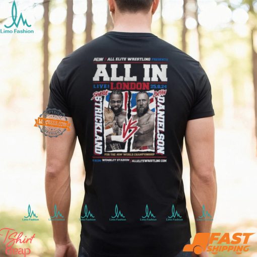 AEW ALL IN 2024 Matchup Swerve Strickland vs Bryan Danielson Shirt