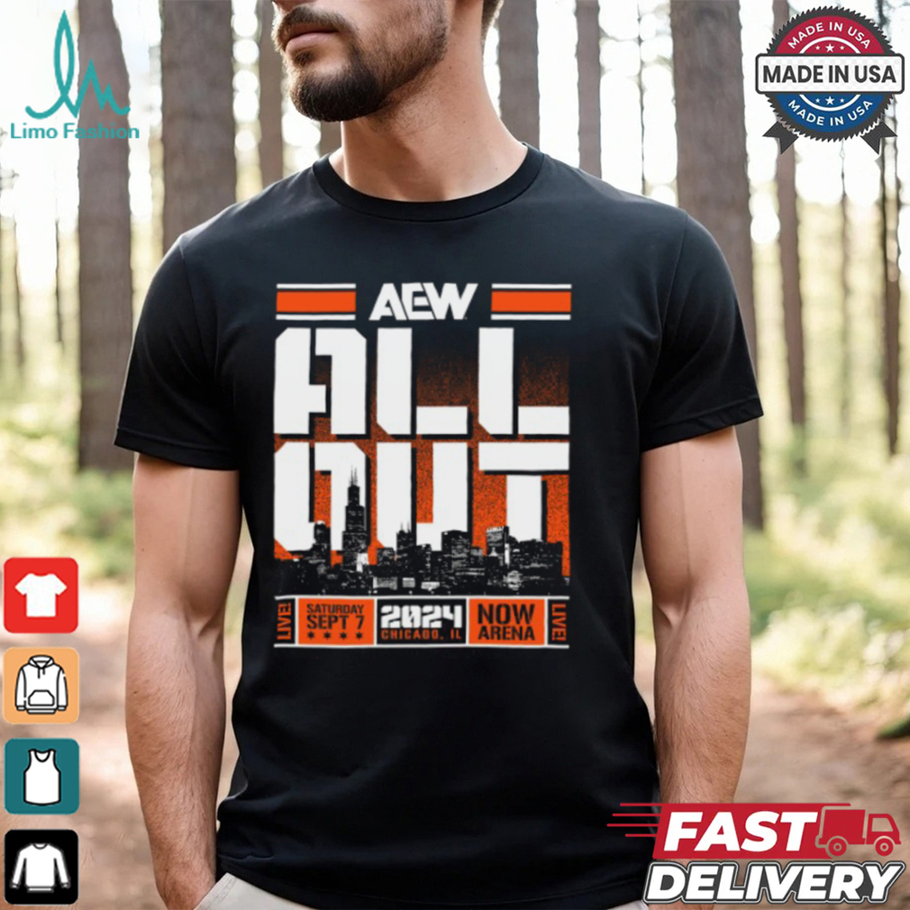 AEW ALL OUT 2024 Skyline Shirt AEW ALL OUT 2024 Skyline Shirt