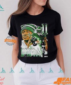 AJ Brown 11 Philadelphia Eagles portrait vintage shirt