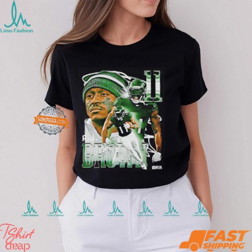 AJ Brown 11 Philadelphia Eagles portrait vintage shirt