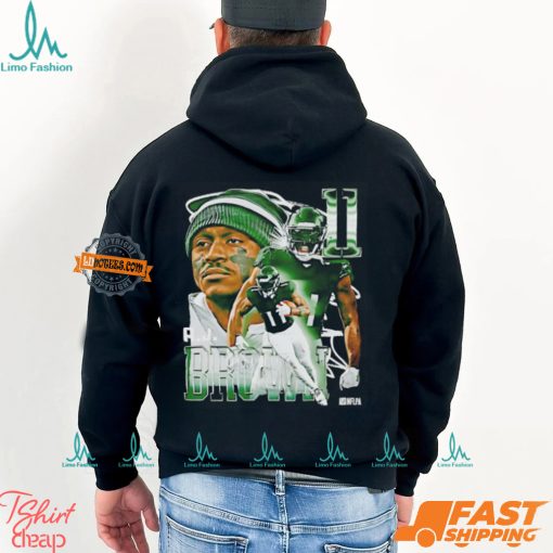 AJ Brown 11 Philadelphia Eagles portrait vintage shirt