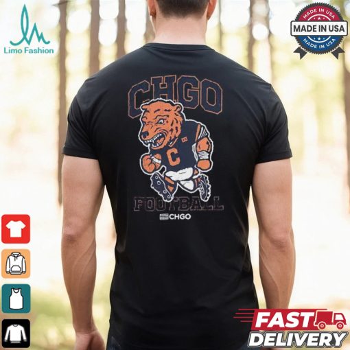 ALLCITY Adult Chicago Mascot Black T Shirt
