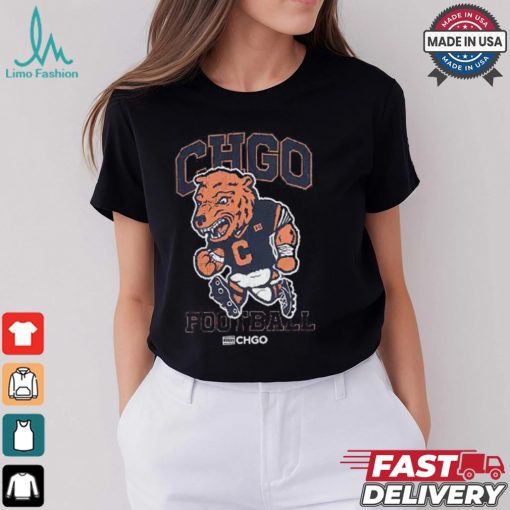 ALLCITY Adult Chicago Mascot Black T Shirt