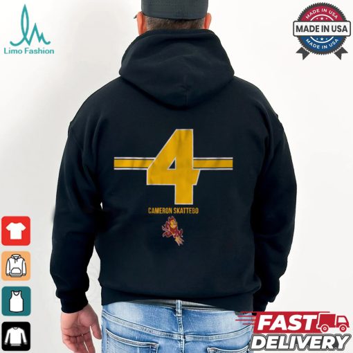 ASU Football Cameron Skattebo 4 Stripe Shirt
